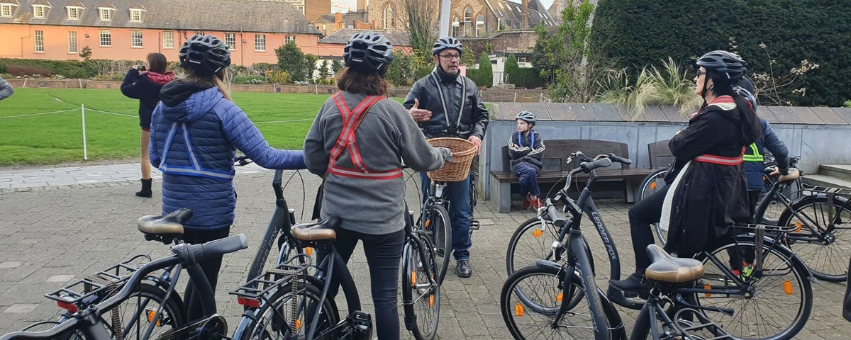 Enjoying a tour at Cycle Dublin Bike Tours Dublin City