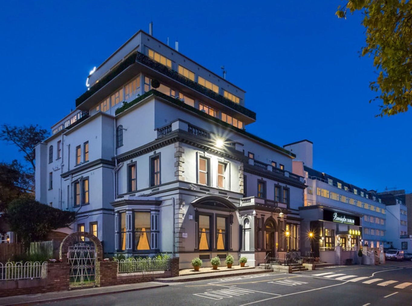 Front view of hotel