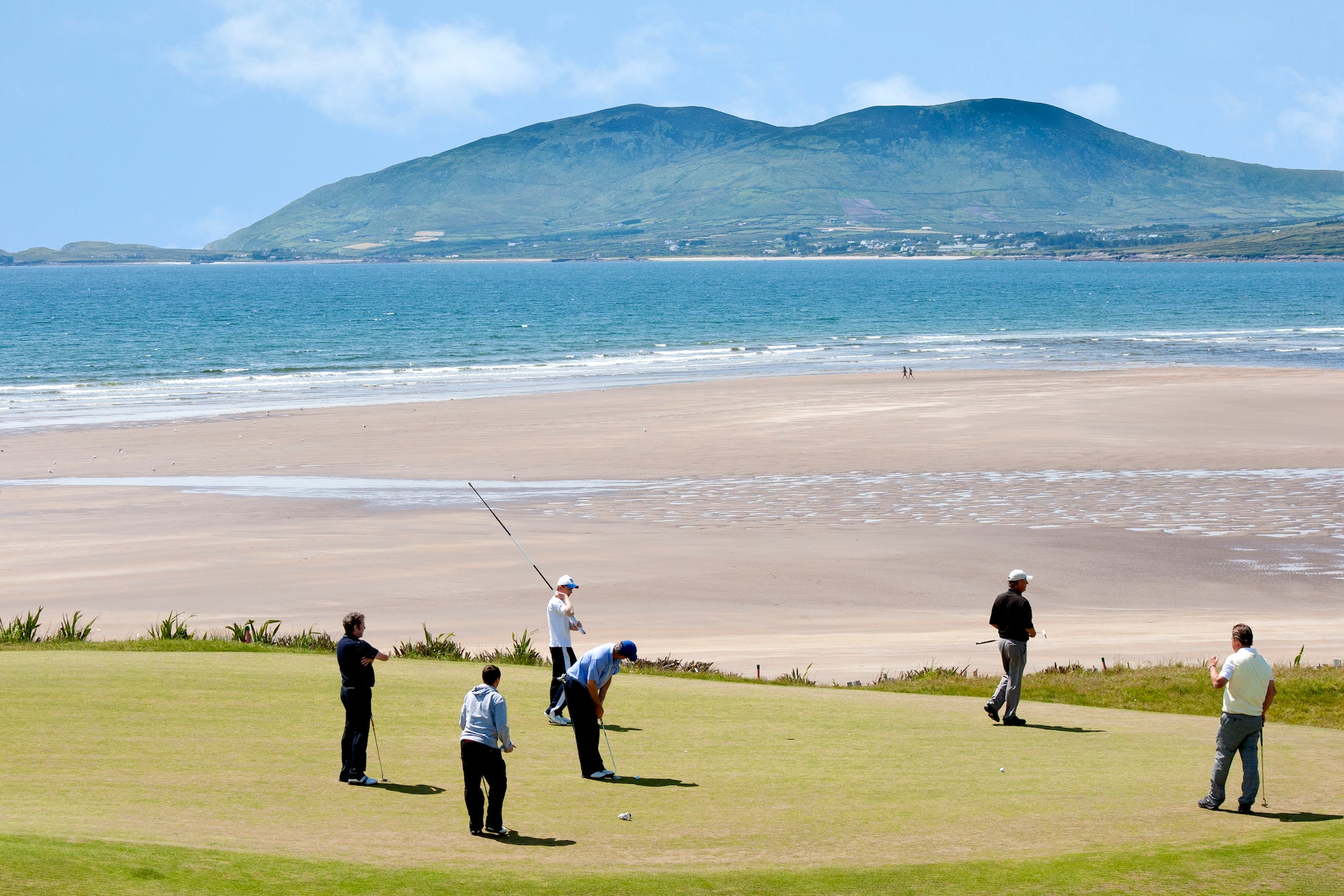 Golfers at Waterville Golf Links in County Kerry