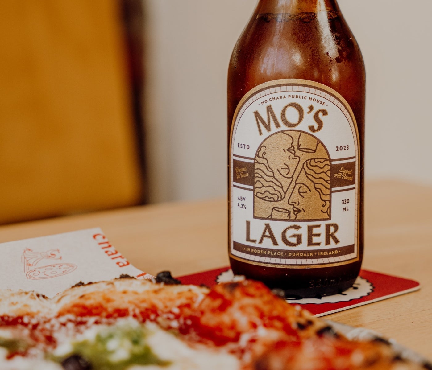Beer and pizza