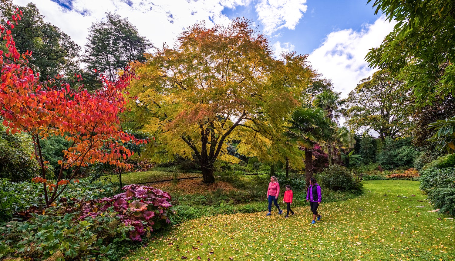 A family at Glenveagh National Park in Co Donegal