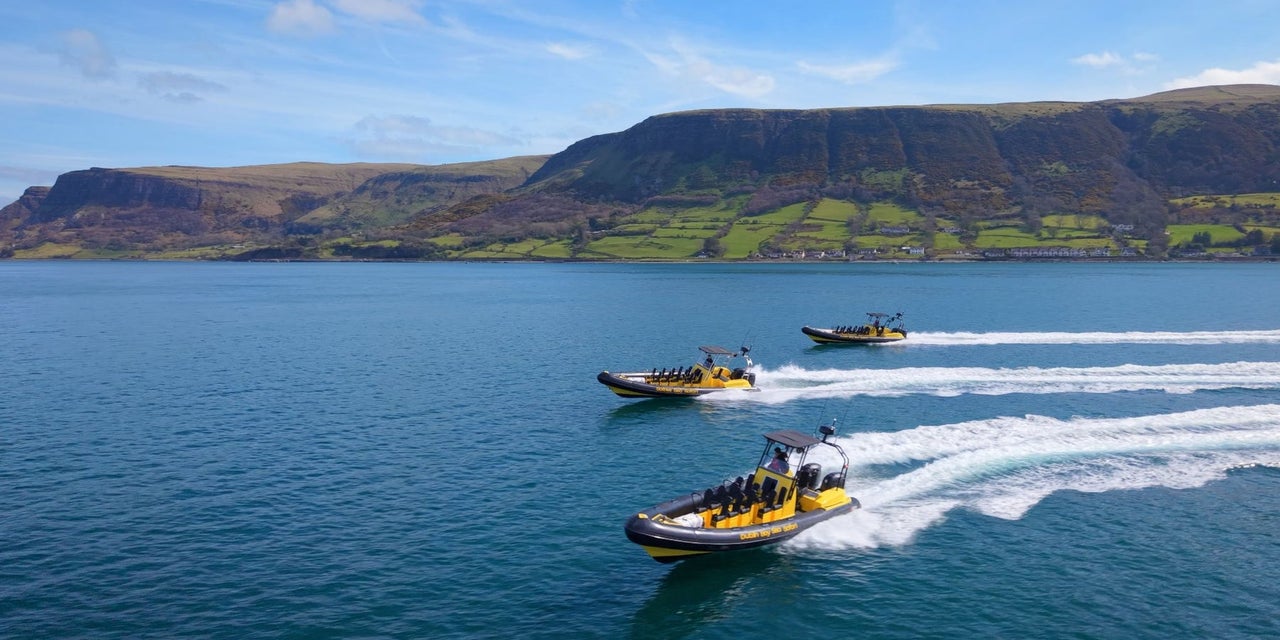 A view of Greystones Harbour with Dublin Bay Sea Safaris