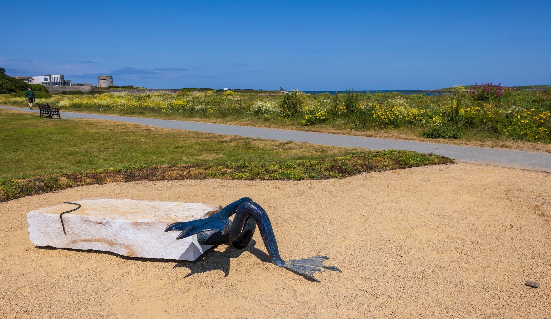 A piece of art work on display along the St Patrick’s Way and Art Trail Skerries