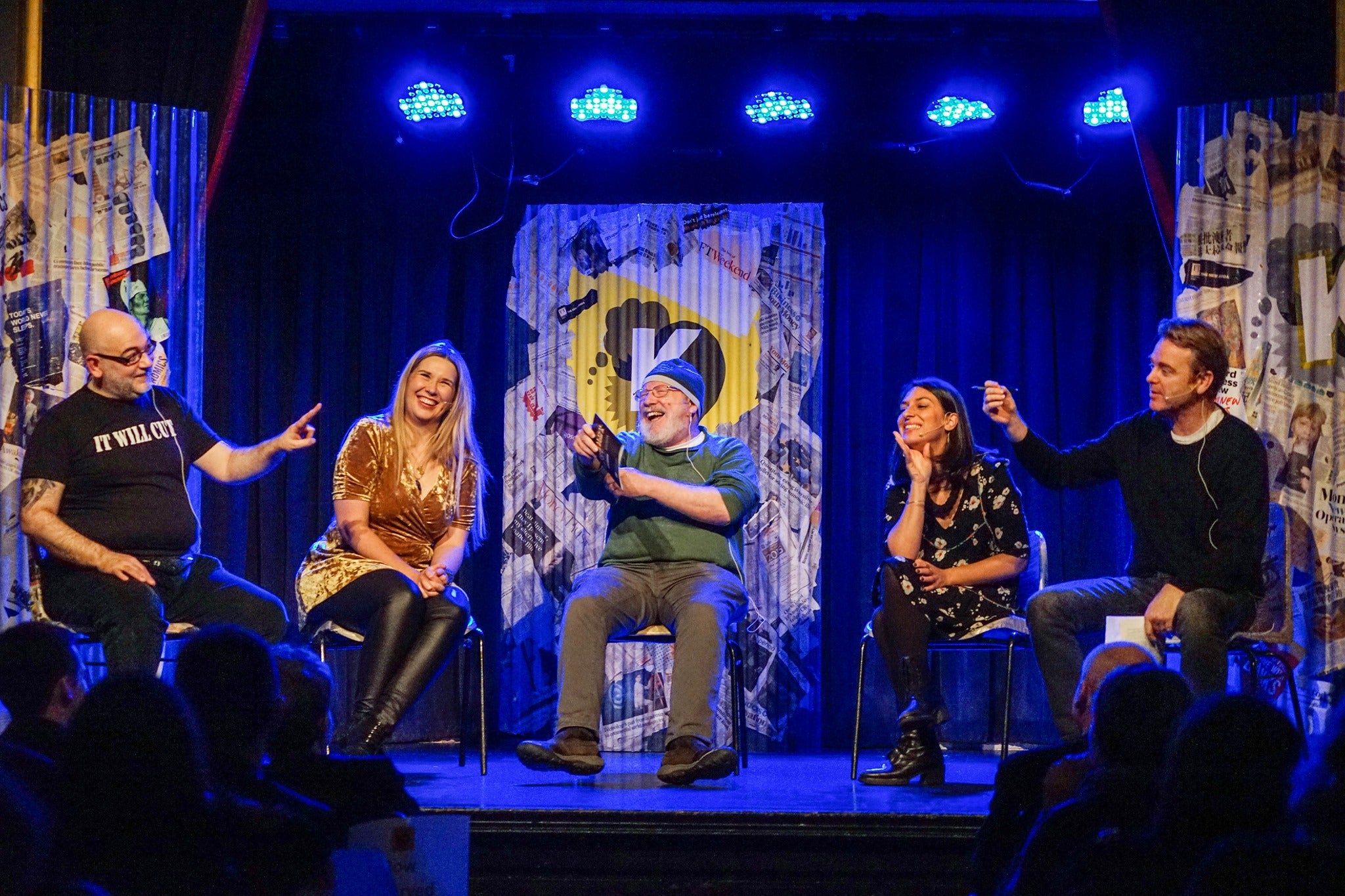 Our entertaining panels are mostly hosted by standup comedians who are there on behalf of the audience to decode, decipher and demolish the sometimes impenetrable language of economics, finance and geopolitics