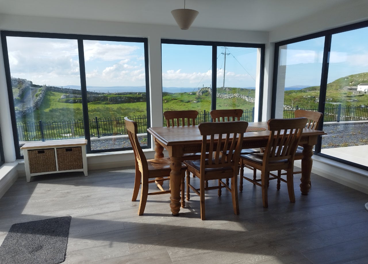 Dining room with table and chairs