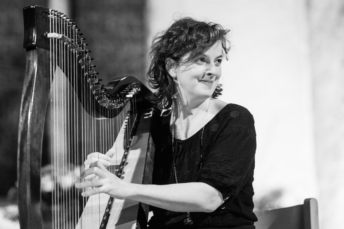 Harpist Laoise Kelly, part of TradFest 2025