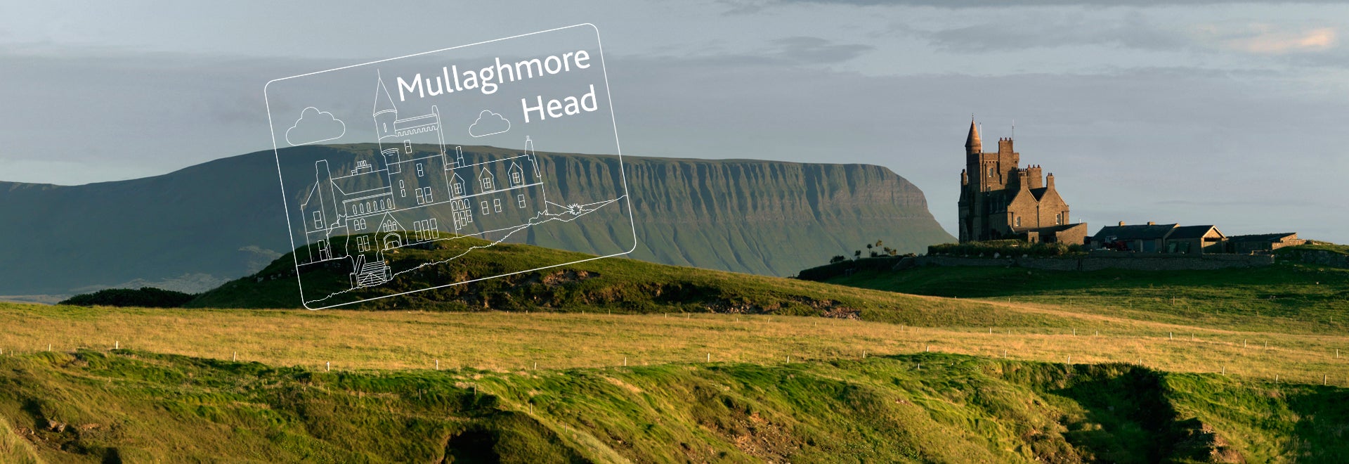 Mullaghmore Head in the Wild Atlantic Way with the passport stamp