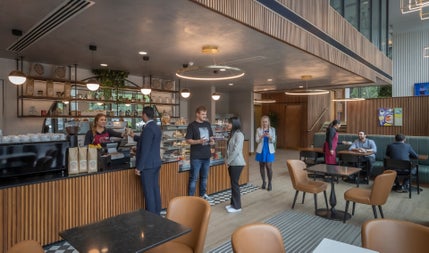 Coffe dock at The Samuel.