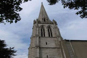 The spire of Saint Marys Church