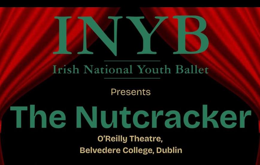 Part of poster for Irish National Youth Ballet present The Nutcracker