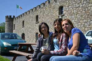 Students at the Slaney Language Centre