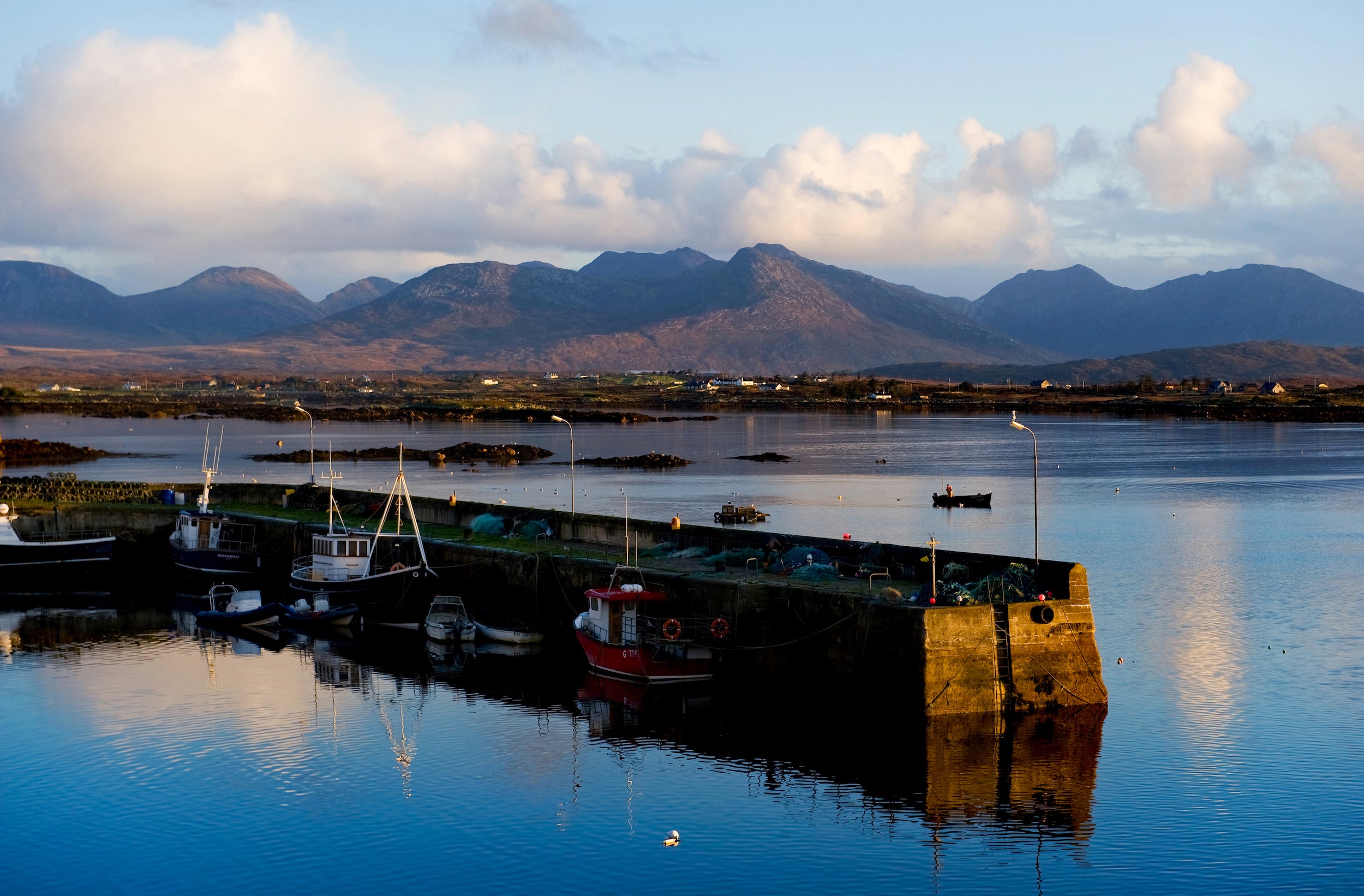 Roundstone Harbour in Co Galway