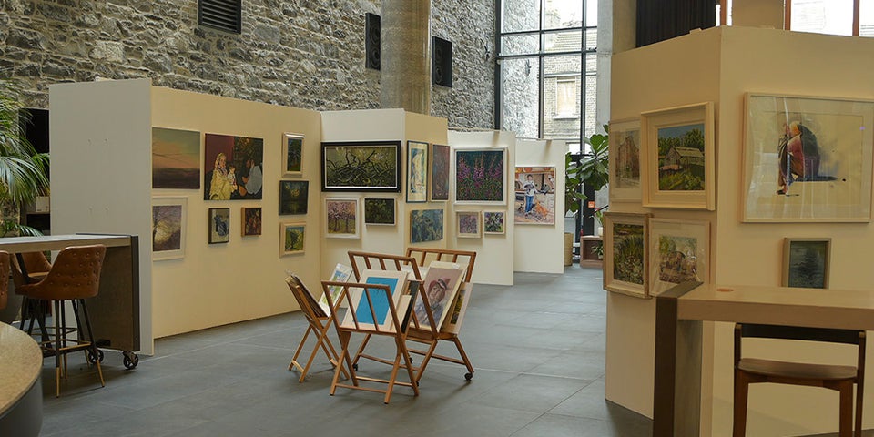 The exhibition brings together painting, drawing, printmaking and mixed-media work by established and emerging artists from across Ireland, including Club members and artists selected through the annual Open Submission.