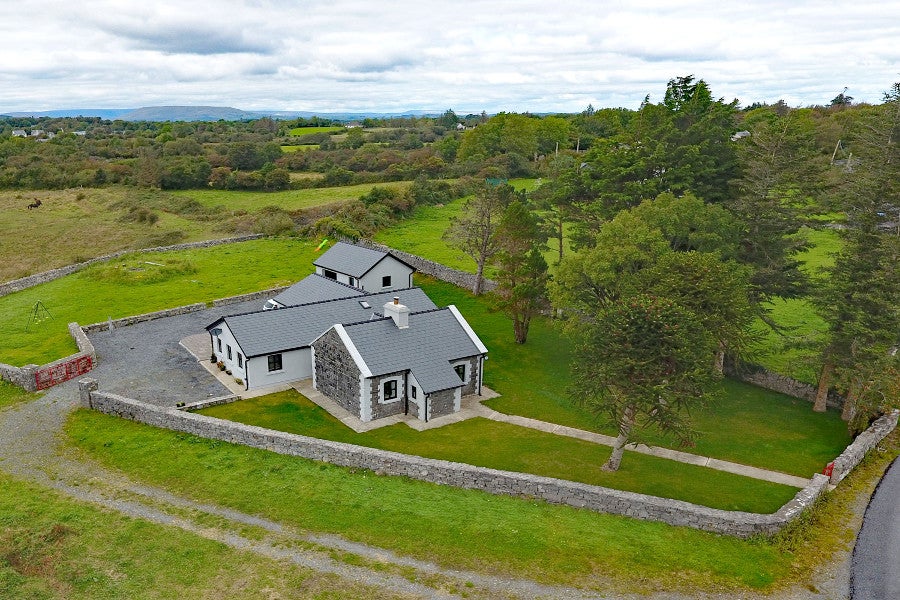 Aerial view of property