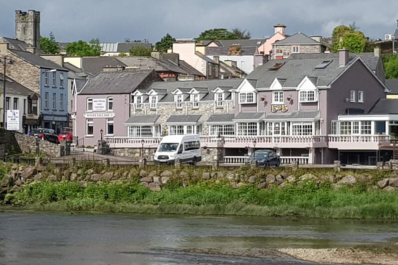 External image of River's Edge from across the river