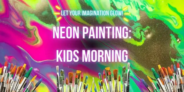 Neon Painting: Kids Morning, Dublin