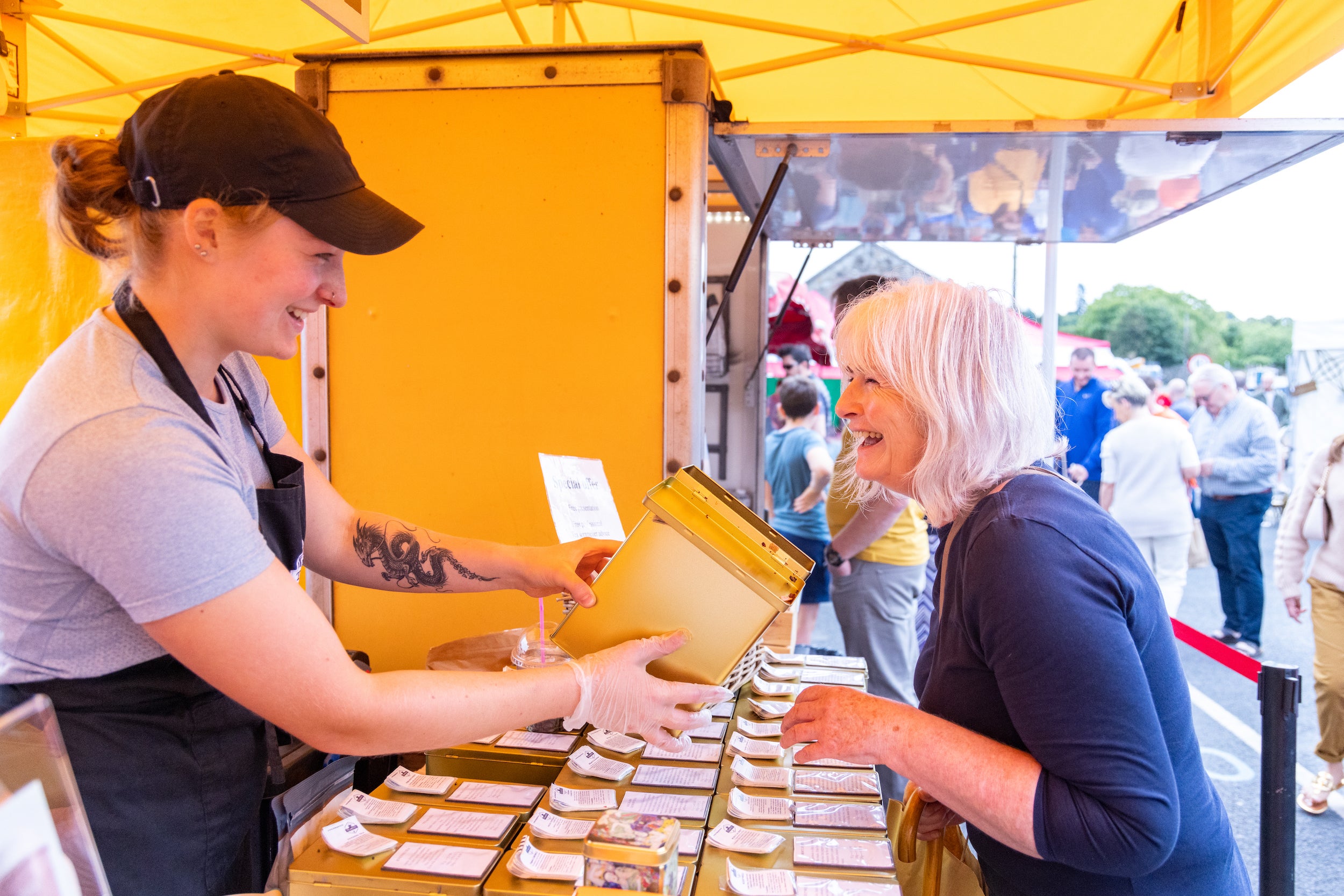 Say hi to the talented artisans and crafts people at St Anne's Park Market.