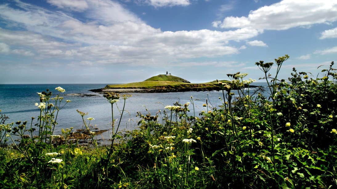 A view of the small Ballycotton Island, County Cork