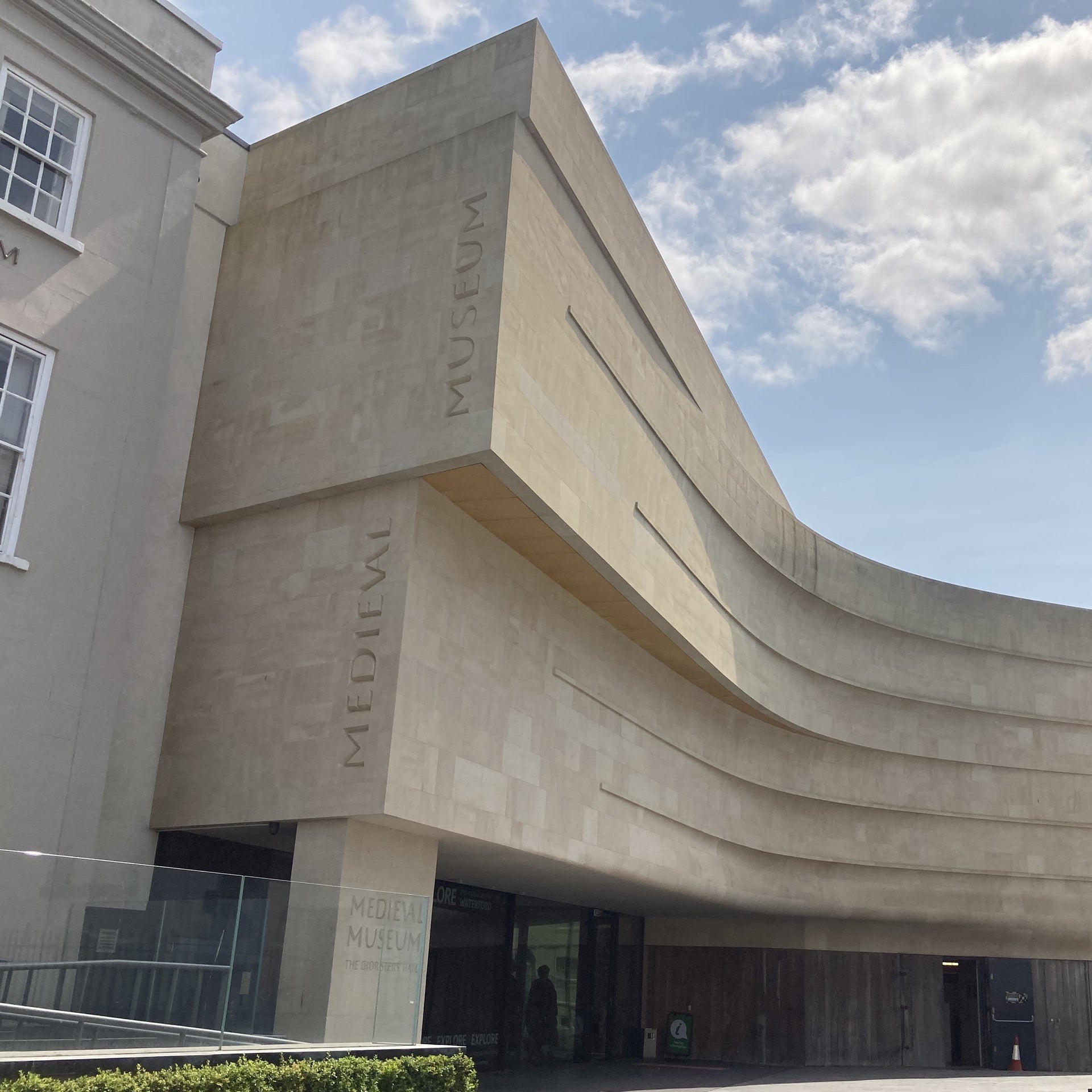 An exterior image of the Medieval Museum that Waterford Tourist Information Centre is located inside