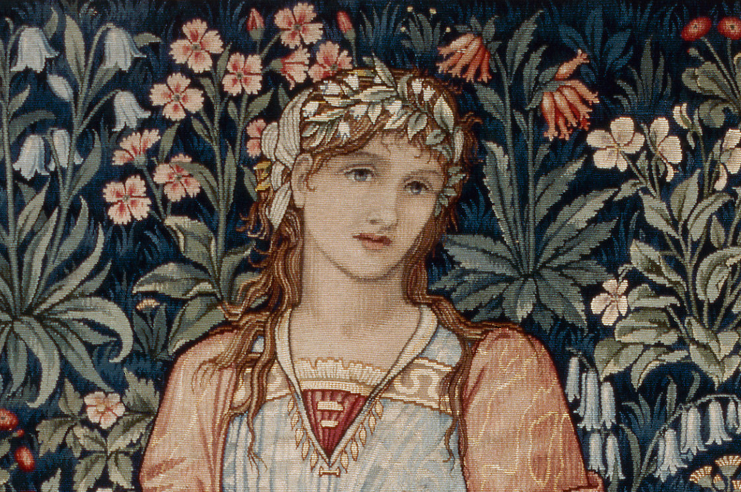 Extract from Flora Tapestry at Collins Barracks