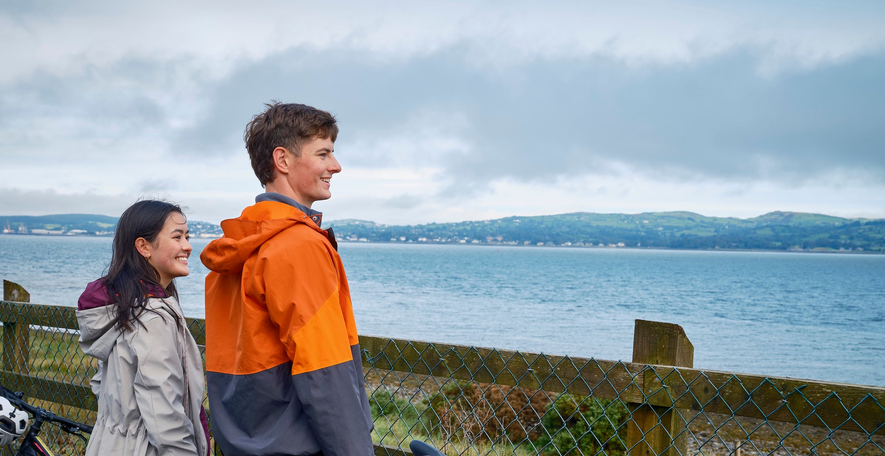 People walking the Carlingford Omeath Greenway in Co Louth