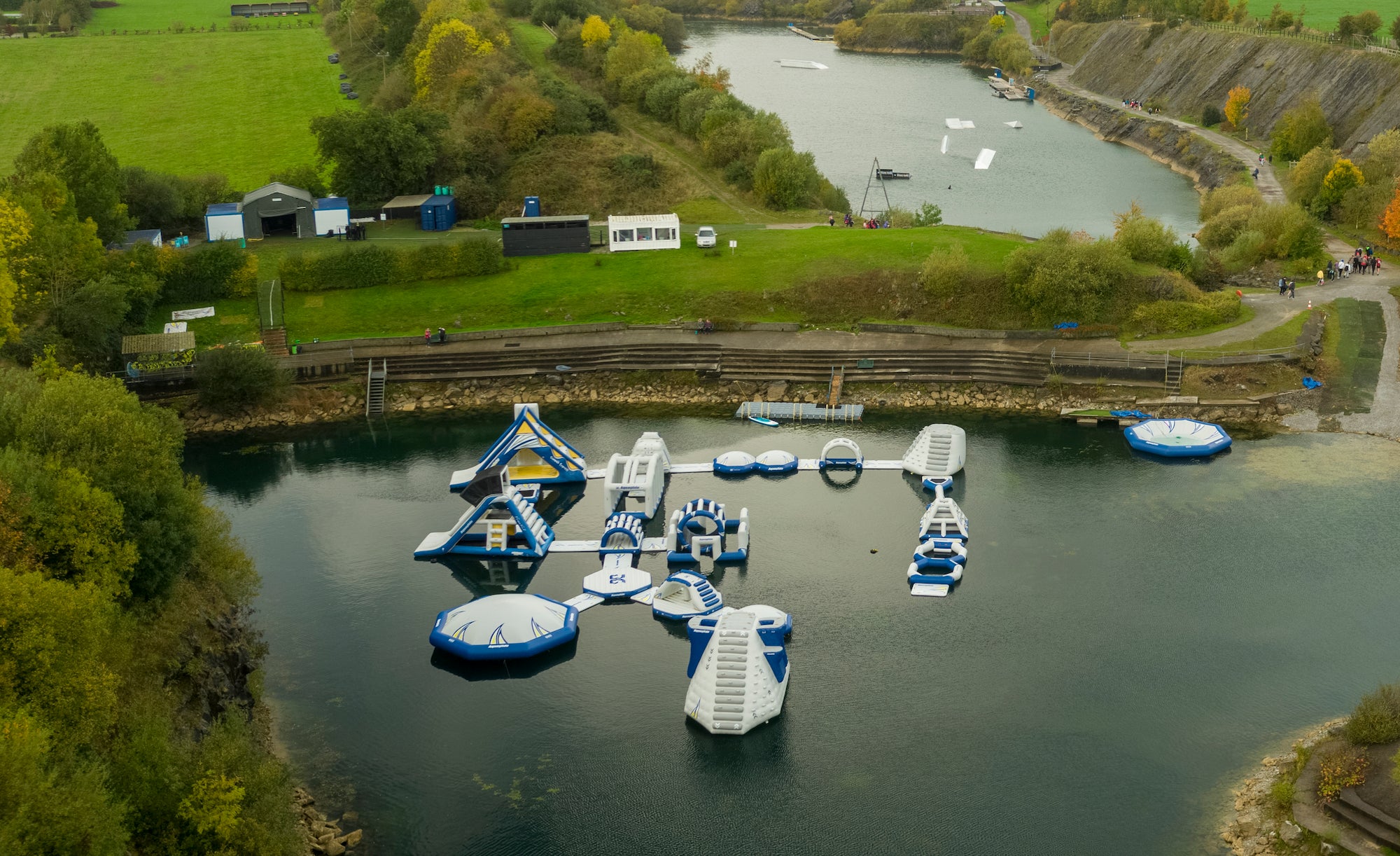 Aerial view of Ballyhass Aquapark - Mallow, Co Cork