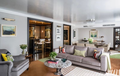 Large suite with artwork.