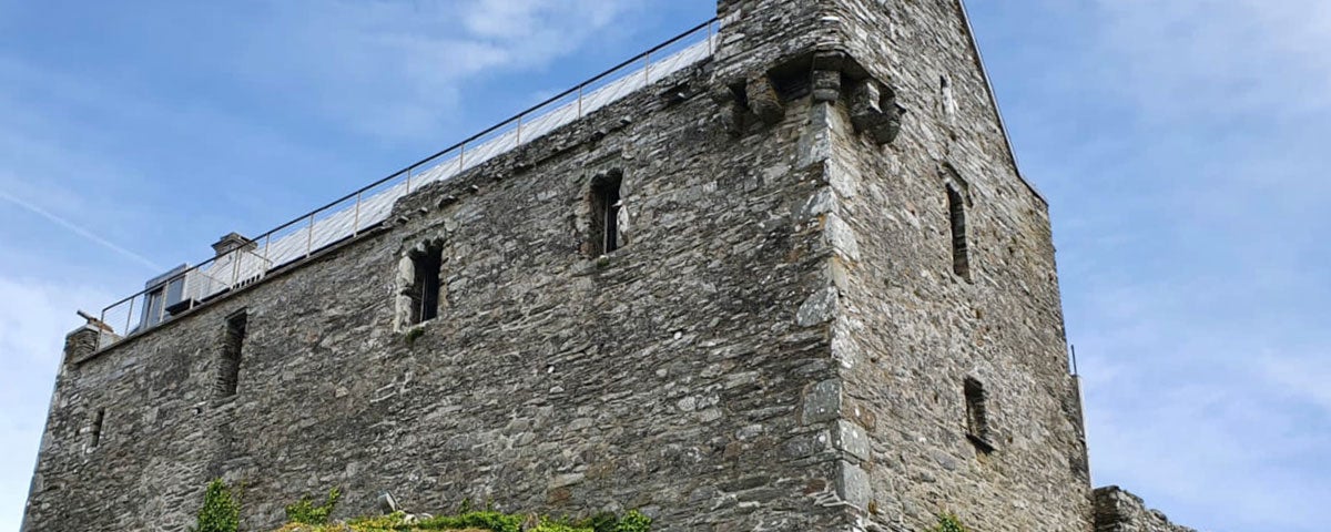 Exterior of Dún na Séad Castle at Baltimore in County Cork
