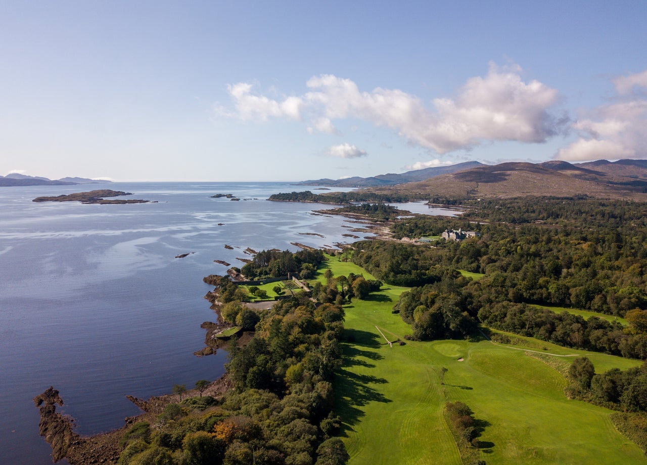View of the shoreline at Parknasilla Resort & Spa golf course