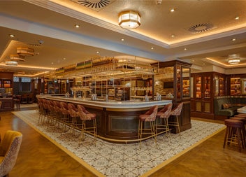 Bar area with chairs