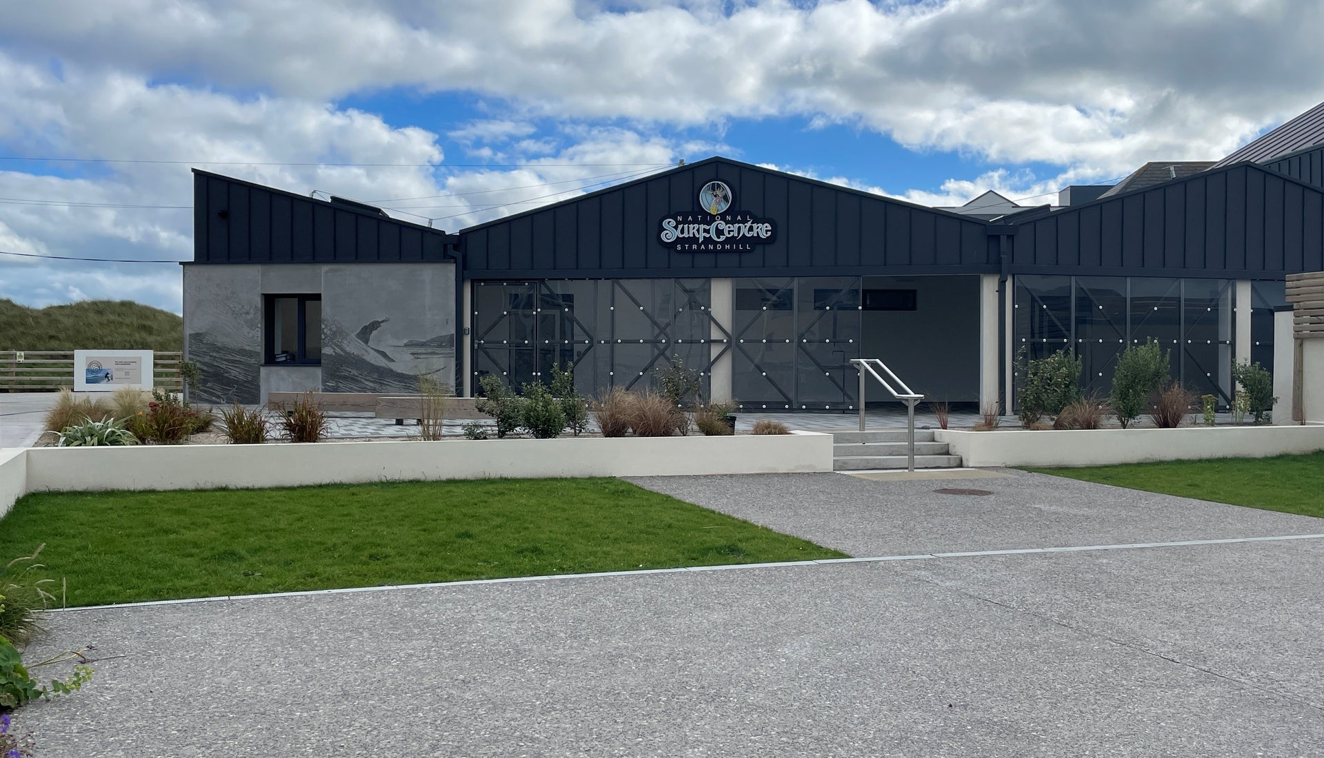 An exterior view of the National Surf Centre Strandhill