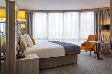 Bedroom with seating area 