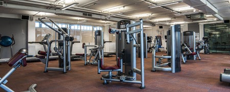 The fitness suite in Clondalkin Leisure Centre with exercise equipment