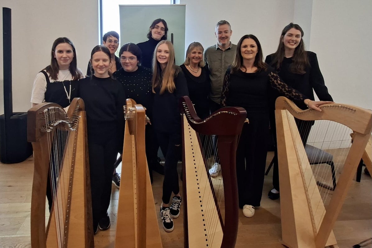 Irish Institute of Music & Song's Harp Ensemble