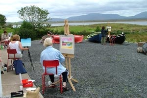 Art Class at Dánlann Yawl Art Gallery