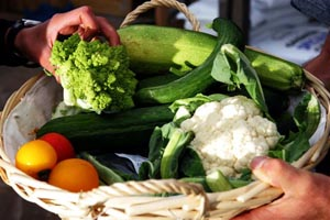 Image of organic vegetables