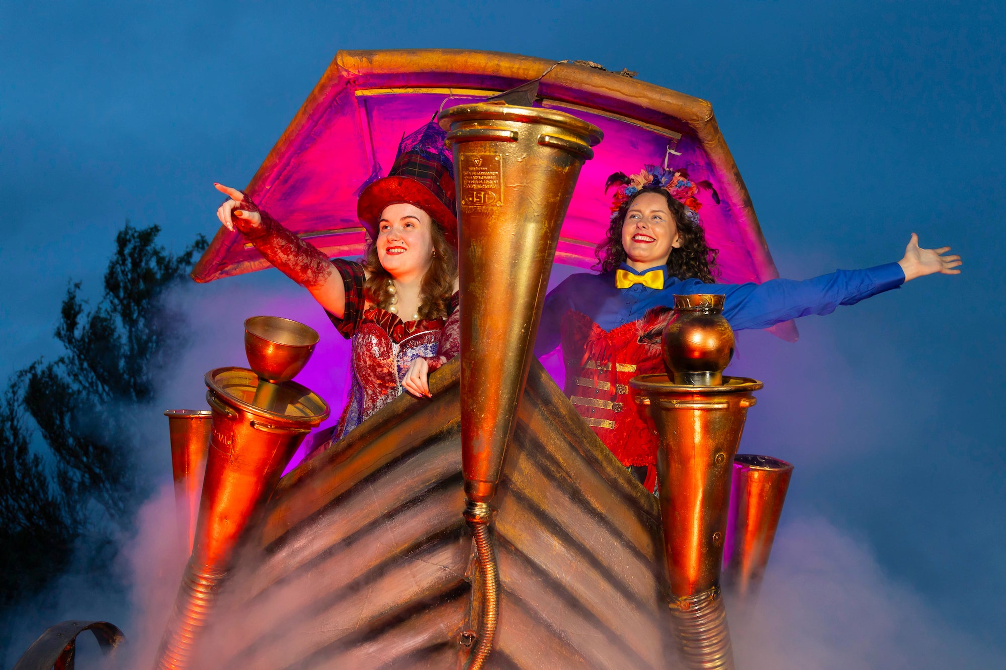 Performers in the 2024 Spraoi International Street Arts Festival in Co Waterford