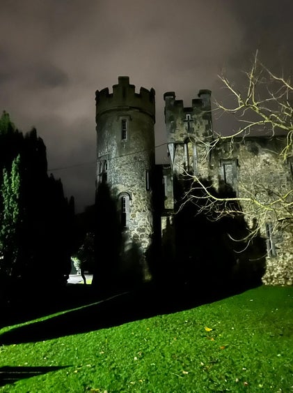 Howth Castle at night time