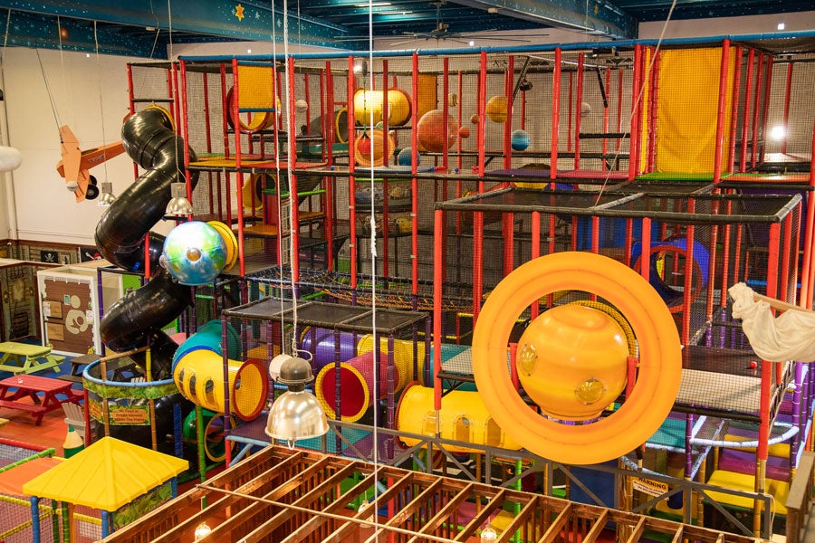 A view of the main play centre area in Kidspace Rathcoole