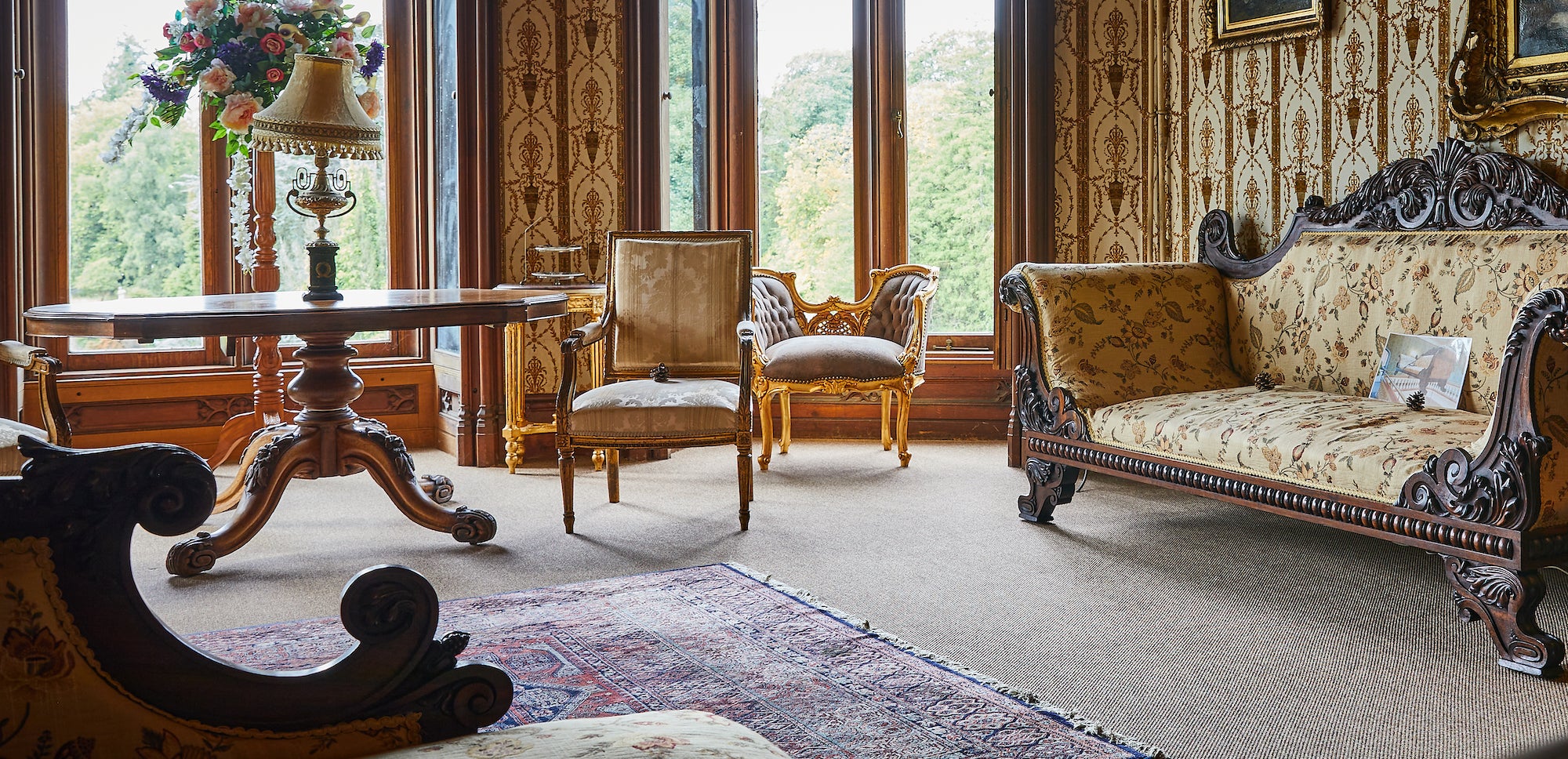 The drawing room in Johnstown Castle Estate in Co Wexford