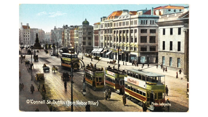 O'Connell Street Postcard, c. 1930-1960s