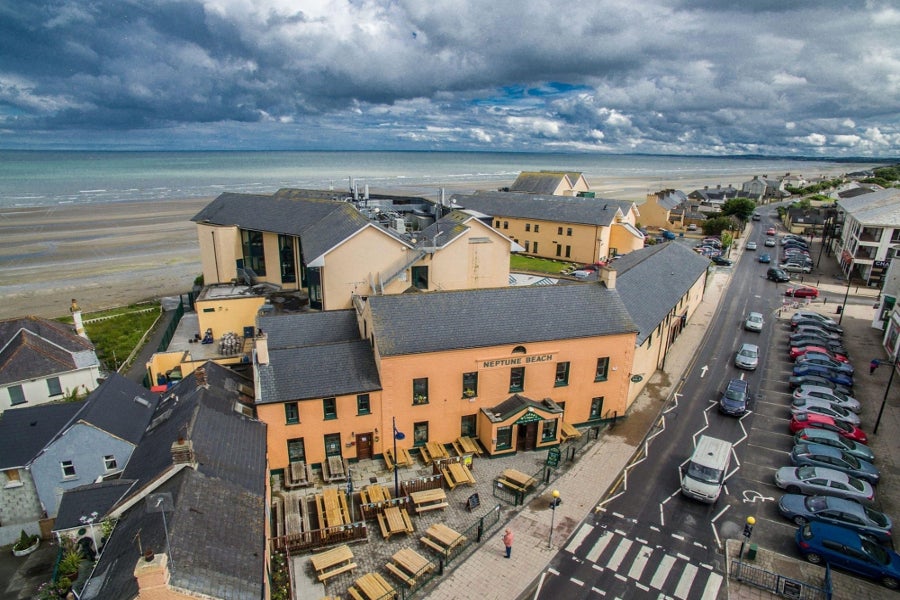 Aerial view of property