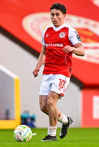 Kian Leavy who recently received Irish International call-up featuring for the Saints!