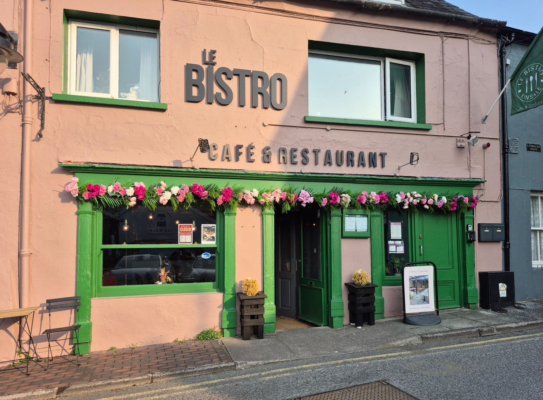 The front facade of Le Bistro Kinsale
