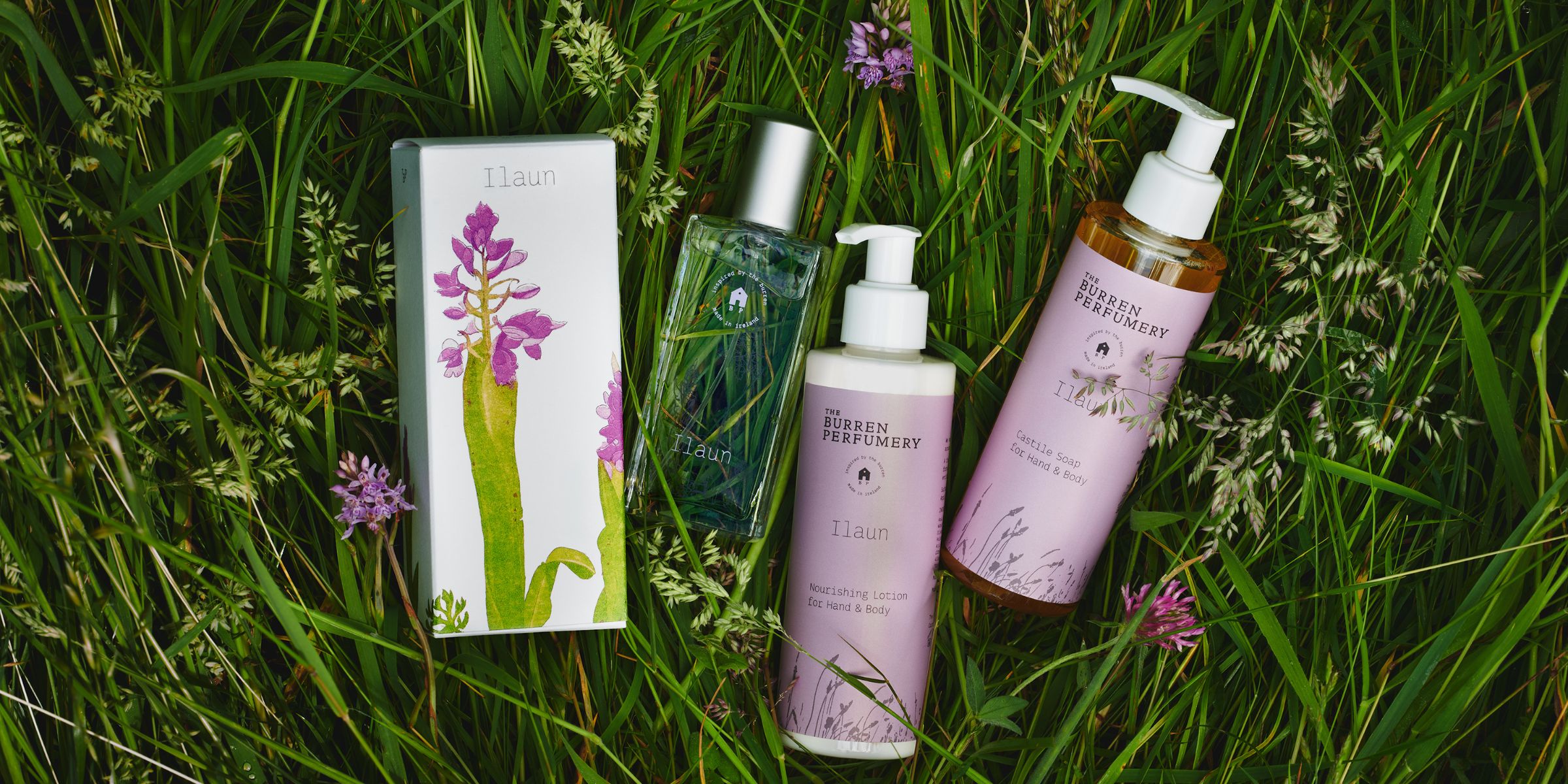 Image of products in the Burren Perfumery in County Clare