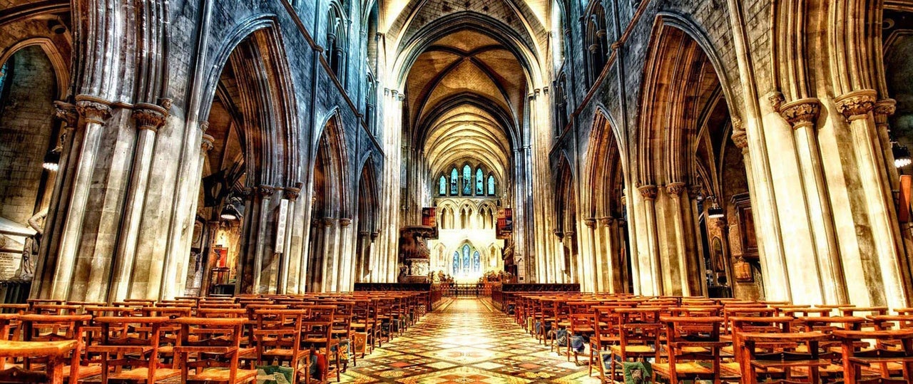 Interior of a cathedral
