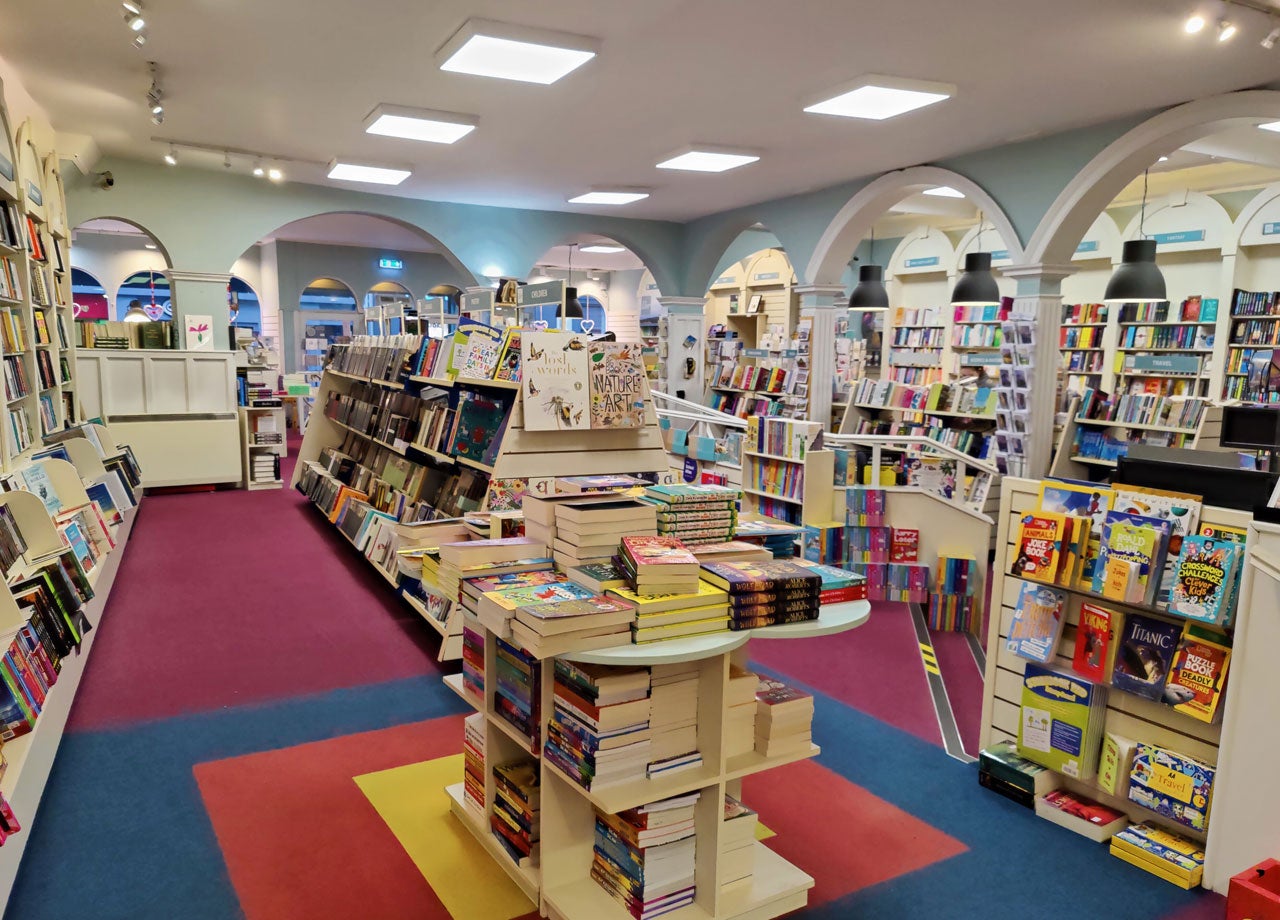 The interior of Liber bookshop