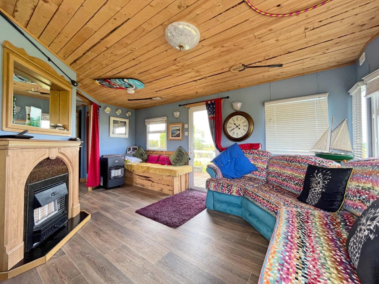 Fire place and sitting area