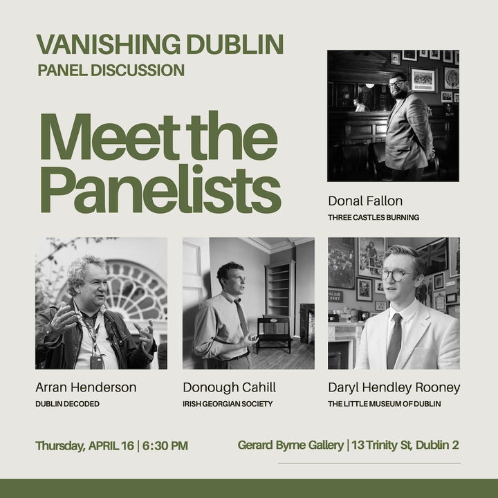 Poster for Vanishing Dublin | Meet the Panelists