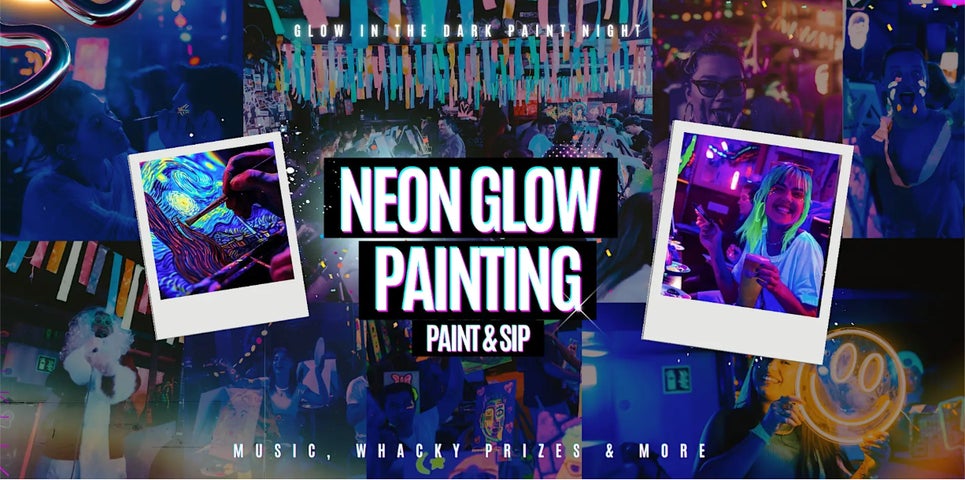Neon Painting: Sugar Skull